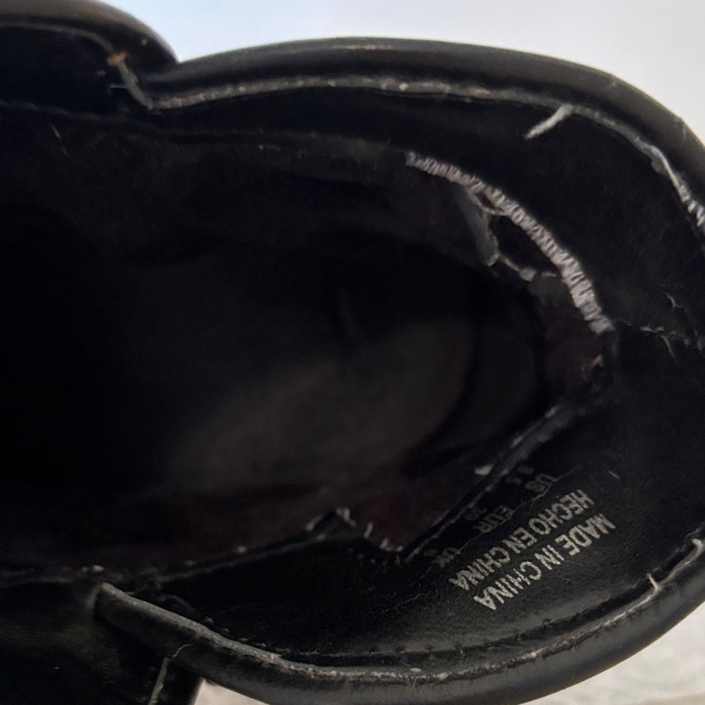 Punk Black Rocker Boots - Picture 10 of 10